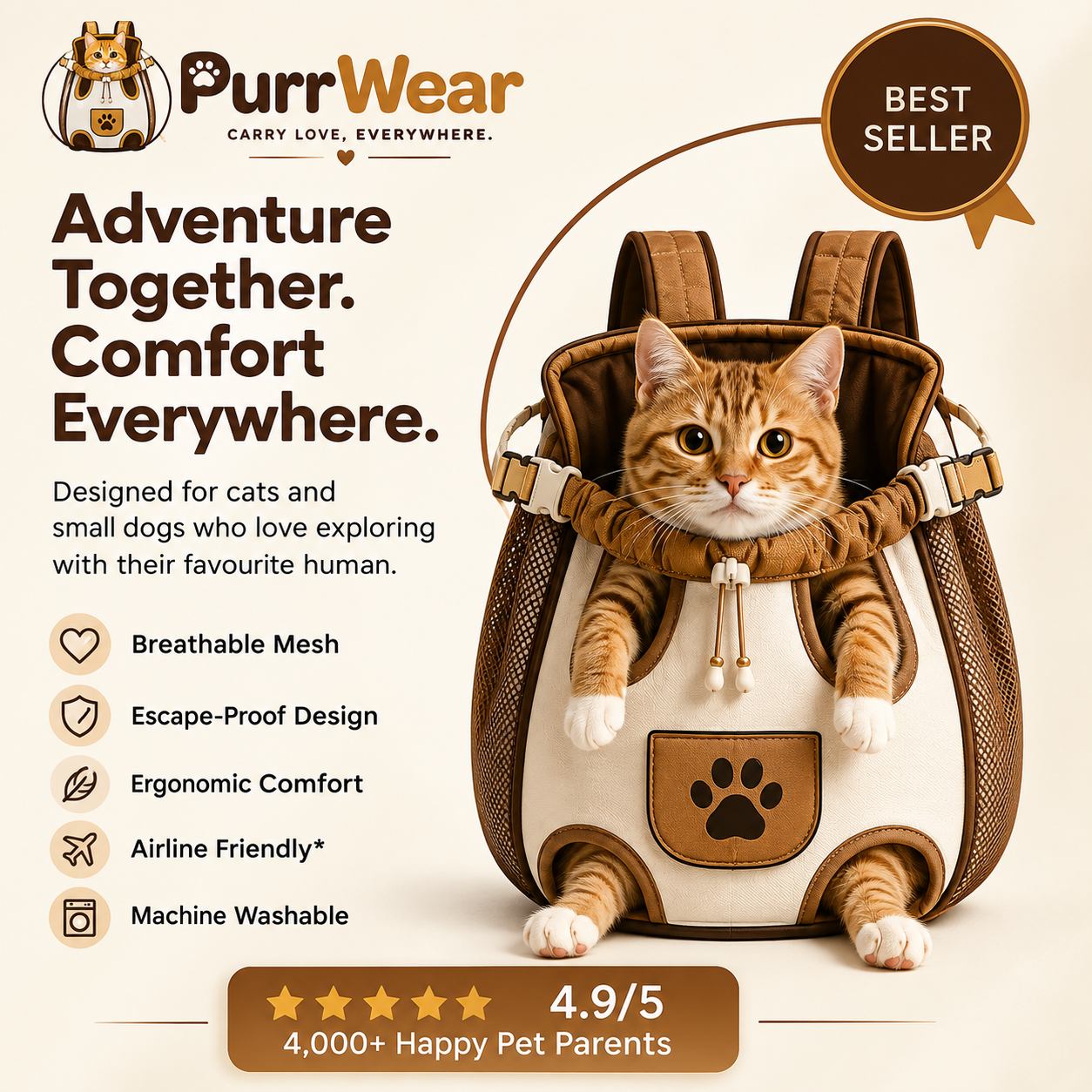 PurrWear Cat Carrier